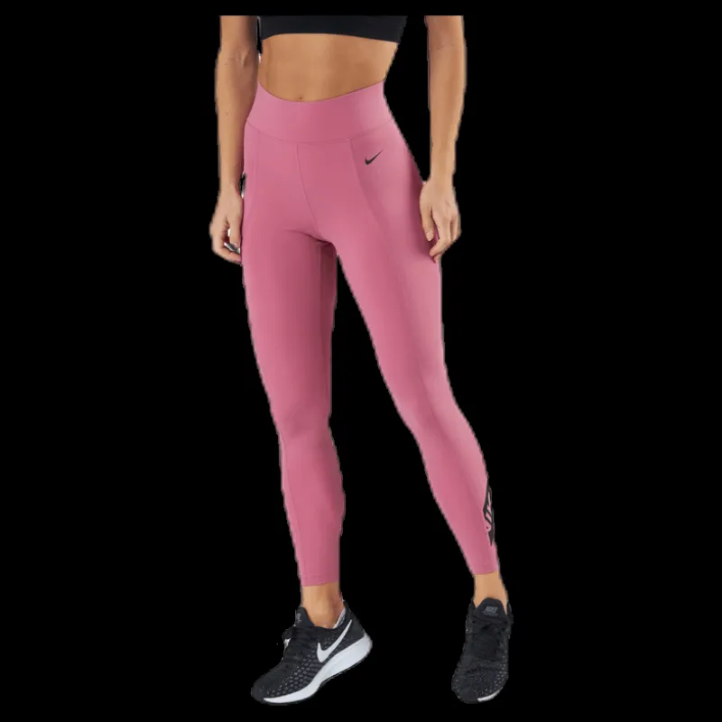 Online Nike Pro Tight 7/8 Trompe L Black/Red Rosa