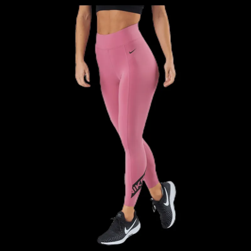 Online Nike Pro Tight 7/8 Trompe L Black/Red Rosa