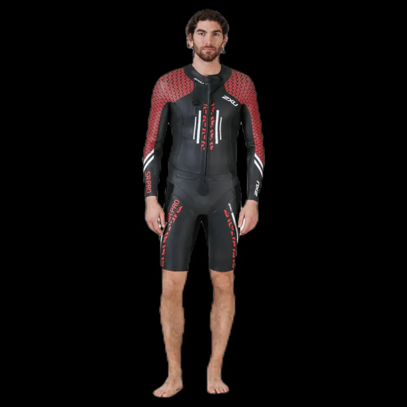 2XU Pro-Swim Run Pro Wetsuit Black/Red Svart och Röd
