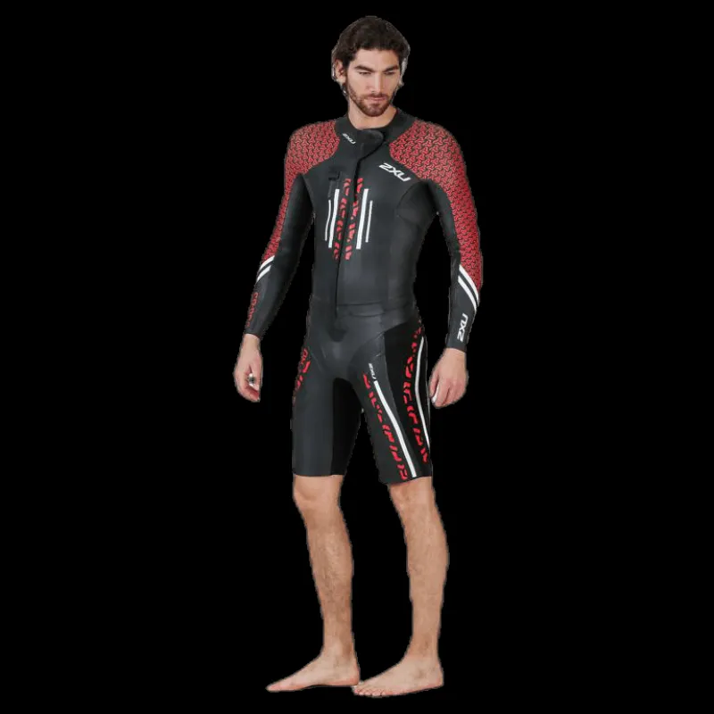 2XU Pro-Swim Run Pro Wetsuit Black/Red Svart och Röd