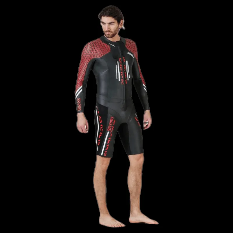 2XU Pro-Swim Run Pro Wetsuit Black/Red Svart och Röd
