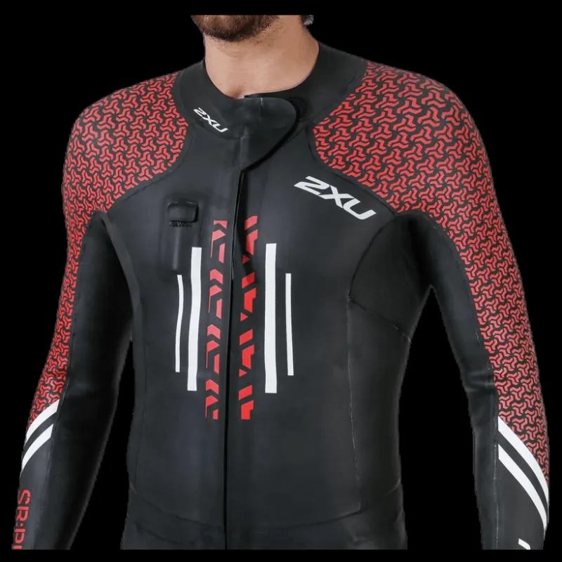 2XU Pro-Swim Run Pro Wetsuit Black/Red Svart och Röd