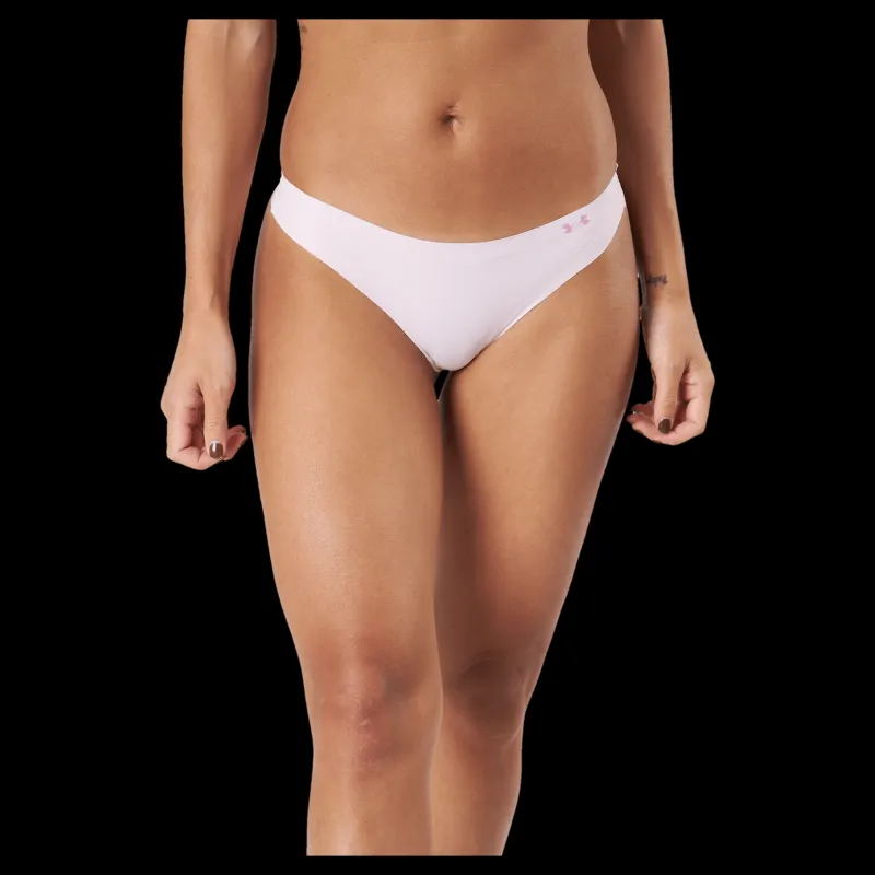 Clearance Under Armour Ps Thong 3pack Print Pace Pink Rosa