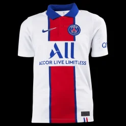 Clearance Nike Psg Away Shirt 20/21 Kids White Vit