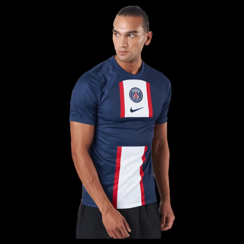 Nike Psg M Nk Df Stad Jsy Ss Hm Midnight Navy/white/midnight N Blå