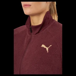 Discount Puma Fit Sherpa Jacket Aubergine- Black Röd