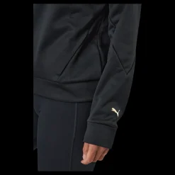 Puma Fit Tech Knit Po Hoodie Black-metallic Gold Svart Clearance