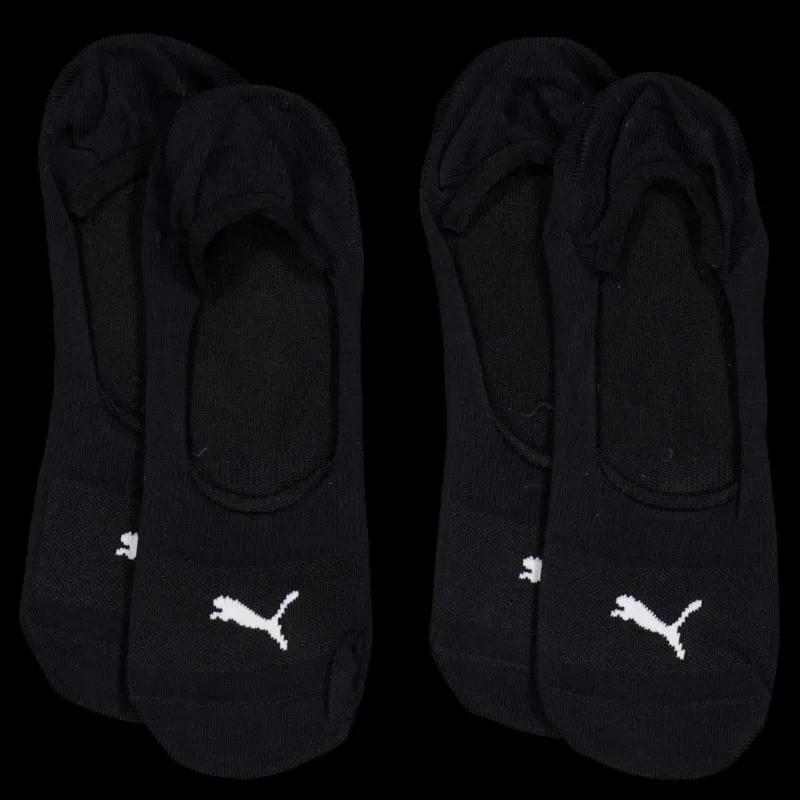 Puma Footie 2p Unisex Black Svart Online