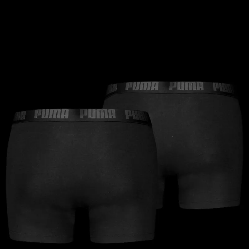 Puma Men Everyday Basic Boxer Black / Phantom Svart Discount