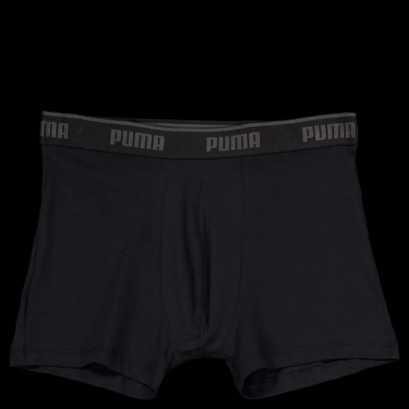 Clearance Puma Men Everyday Basic Boxers Grey Combo Svart