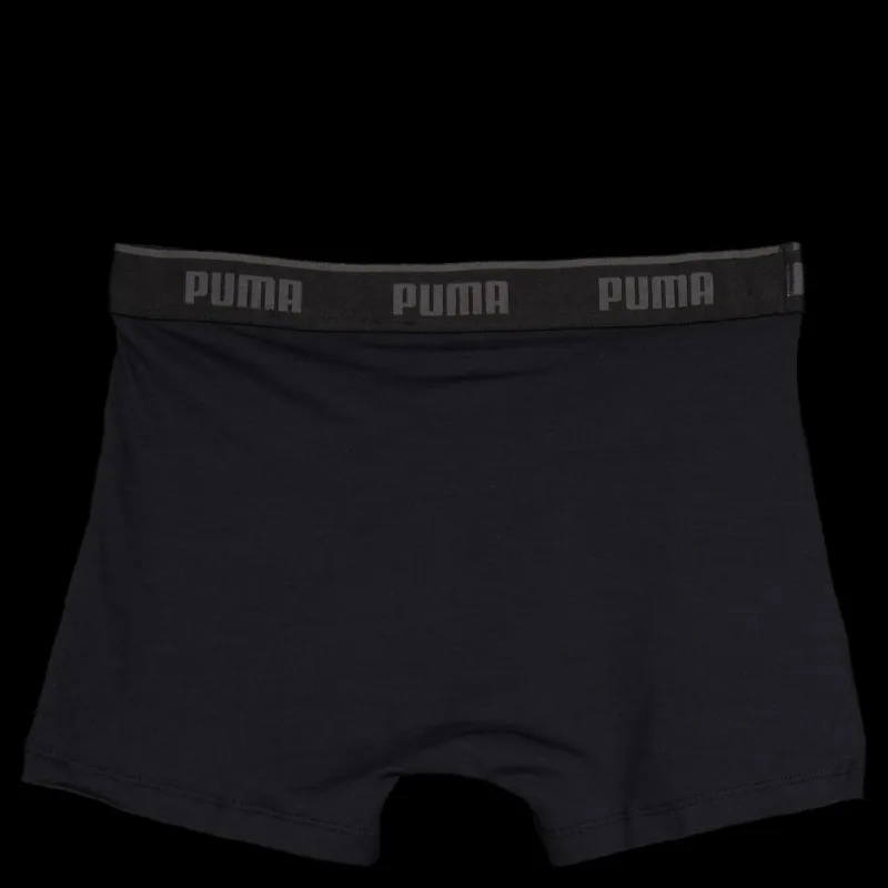 Clearance Puma Men Everyday Basic Boxers Grey Combo Svart