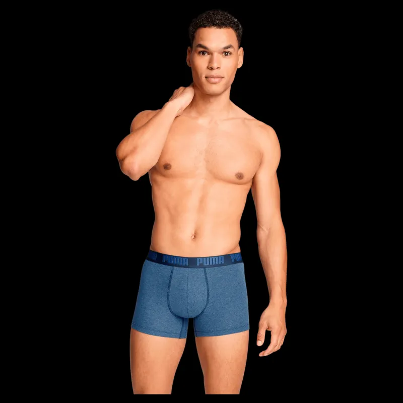 Puma Men Everyday Basic Boxer Denim Blå New