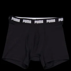 New Puma Men Everyday Boxer 3p Black / Black Svart