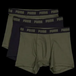 Outlet Puma Men Everyday Boxer 3p Forest Night Svart