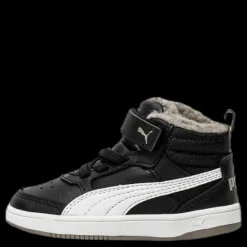 Hot Puma Rebound Street v2 Fur V Inf Black Svart