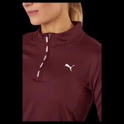 Puma Strong 1/4 Zip Aubergine Lila Outlet
