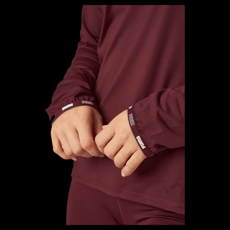 Puma Strong 1/4 Zip Aubergine Lila Outlet