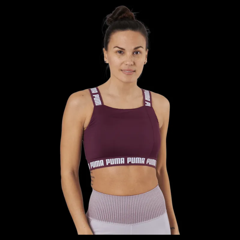 Outlet Puma Strong Crop Top Grape Wine Lila