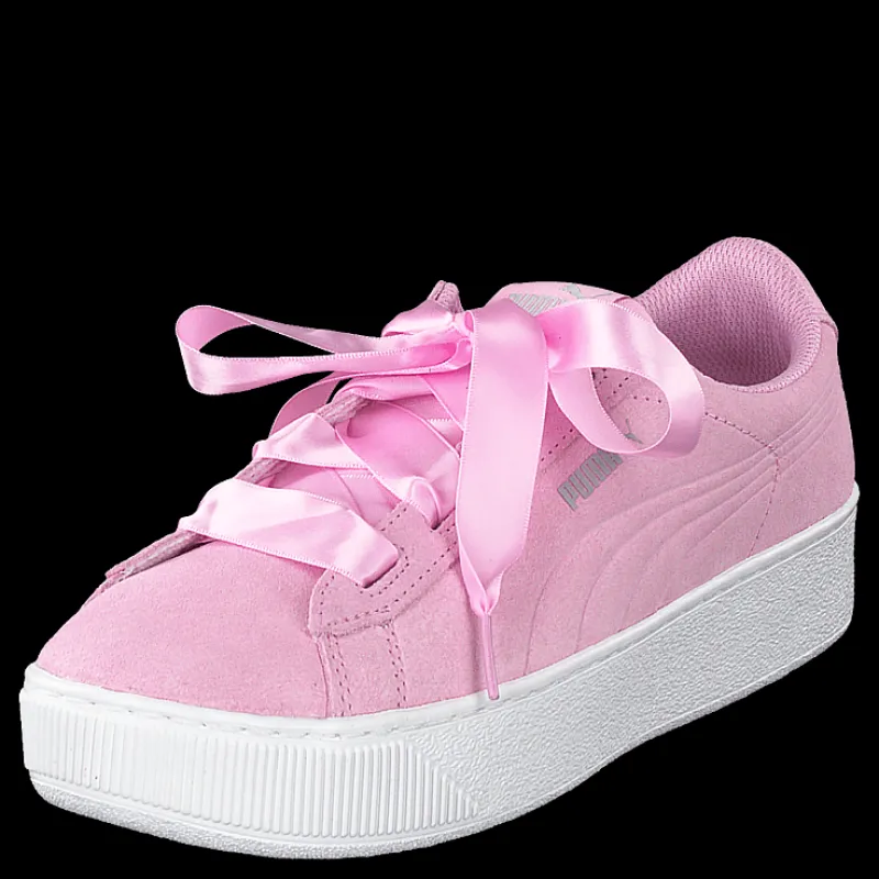 Puma Vikky Platform Ribbon Jr Pink Rosa Discount