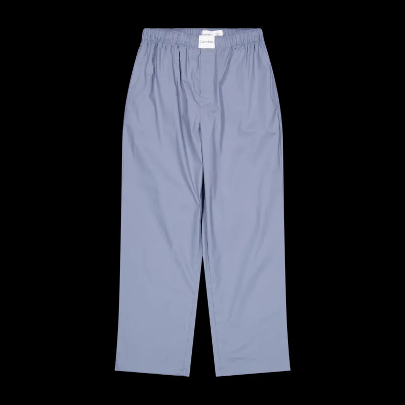 Calvin Klein Pure Cotton Sleep Sleep Pant Blue Blå