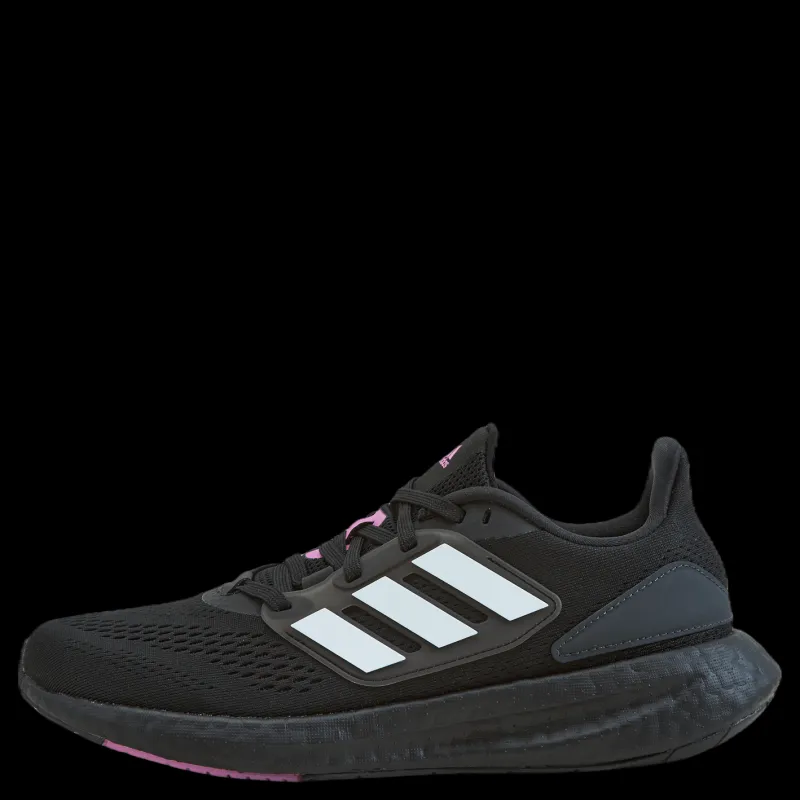 adidas Pureboost 22 Shoes Core Black / Cloud White / Semi Pulse Lilac Svart Sale