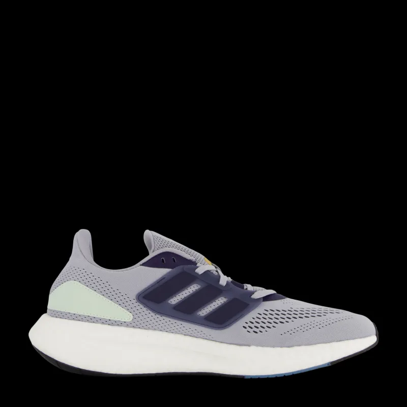 Best adidas Pureboost 22 Shoes Halo Silver / Shadow Navy / Linen Green Flerfärgad