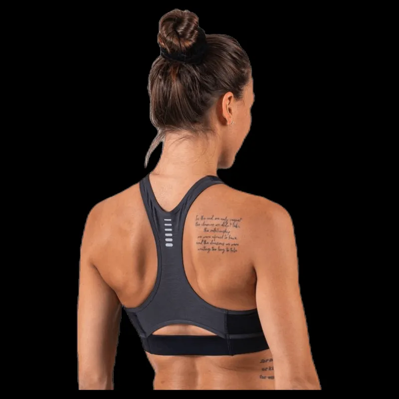 Best Under Armour Qualfier Bra Black Svart