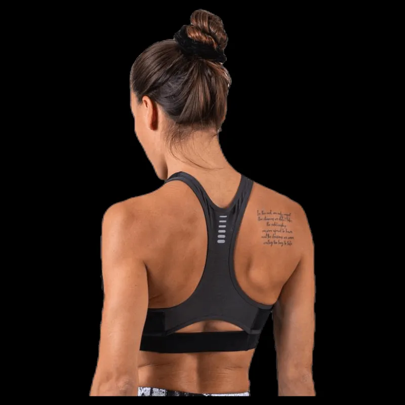 Best Under Armour Qualfier Bra Black Svart