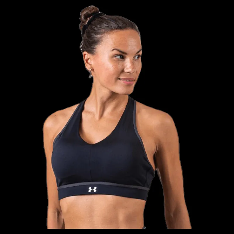 Best Under Armour Qualfier Bra Black Svart