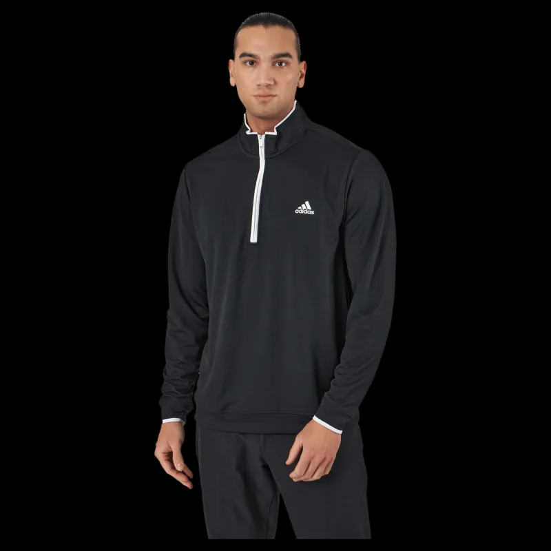 Clearance adidas Quarter-Zip Sweatshirt Black Svart