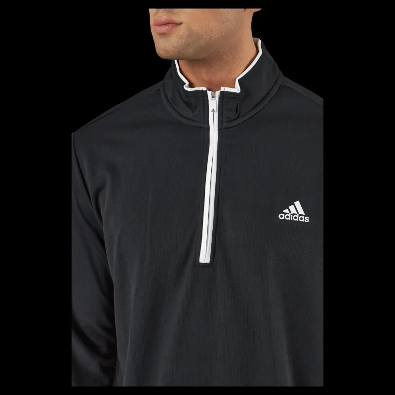 Clearance adidas Quarter-Zip Sweatshirt Black Svart