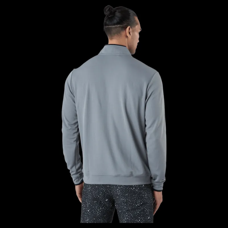 adidas Quarter-Zip Sweatshirt Grey Three Grå Clearance
