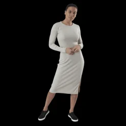 NOUN Quinn Rib Dress Beige