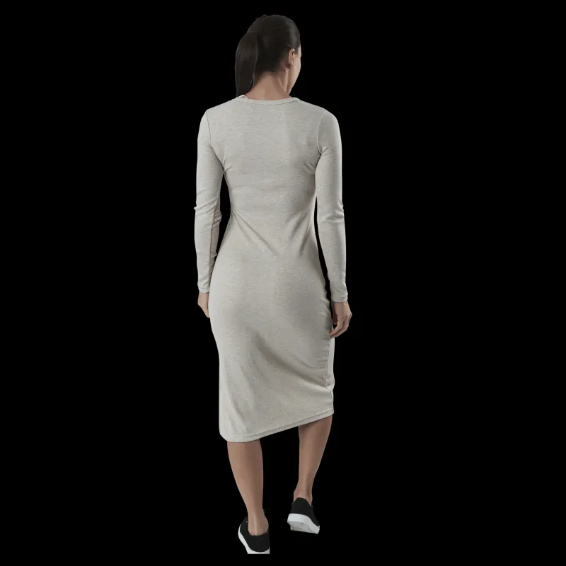 NOUN Quinn Rib Dress Beige