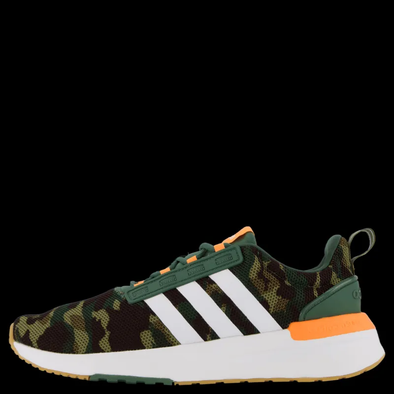 adidas Racer TR21 Cloudfoam Lifestyle Running Shoes Green Oxide / Cloud White / Screaming Orange Svart Hot