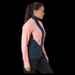 Kari Traa Ragnhild Full Zip Midlayer Silk Rosa Clearance