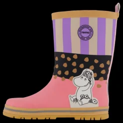 Outlet Reima Rain boots Moomin Magisk Sunset Pink Flerfärgad och Rosa