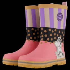 Outlet Reima Rain boots Moomin Magisk Sunset Pink Flerfärgad och Rosa