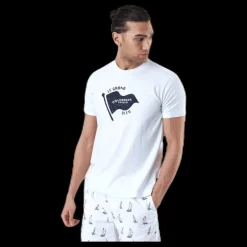 Clearance Holebrook Rasmus Tee White Vit