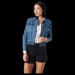 Only Rave Ls Ela Dnm Jacket Add Blue Best