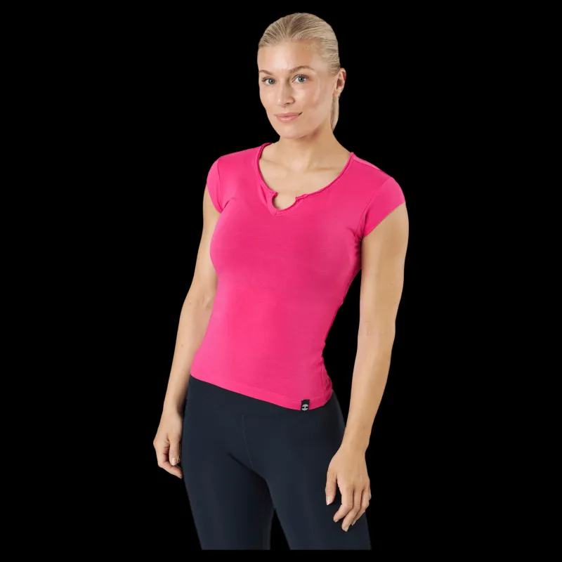 Sale Better Bodies Raw Energy Tee Hot Pink Rosa