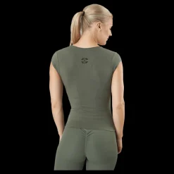 Better Bodies Raw Energy Tee Washed Green Grön Outlet
