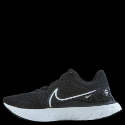 Hot Nike React Infinity Run Flyknit 3 Women's Road Running Shoes BLACK/WHITE Svart