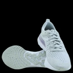 Nike React Infinity Run Flyknit 2 White/Silver Vit