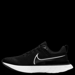 Best Nike React Infinity Run Flyknit 2 White/Black Svart