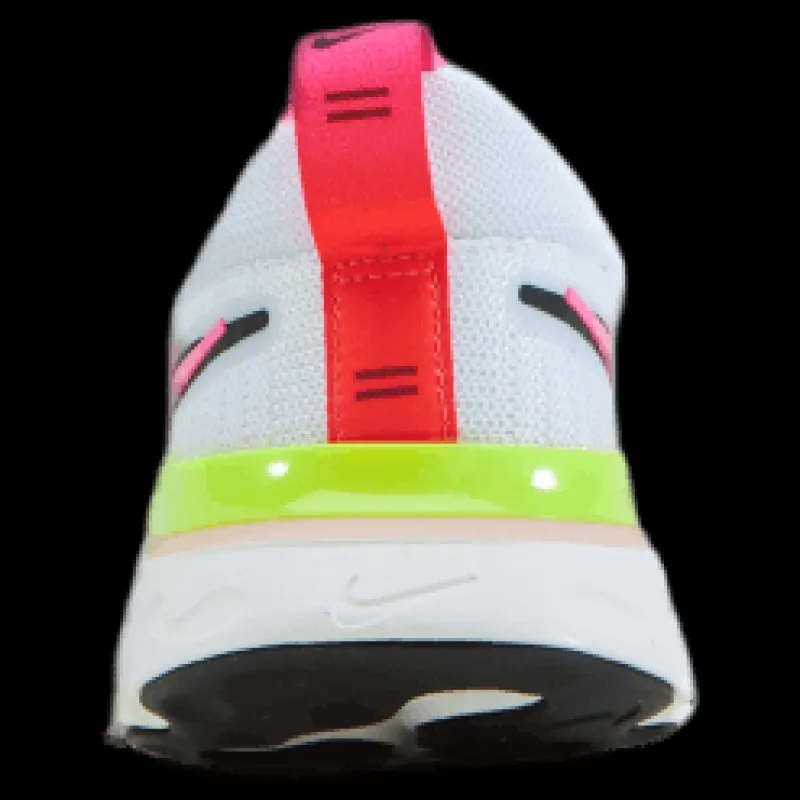 Nike React Infinity Run Flyknit 2 W White/black-sail-pink Blast Vit