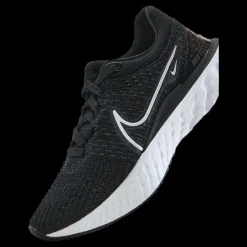 Nike React Infinity Run Flyknit 3 Men's Road Running Shoes BLACK/WHITE Svart Hot