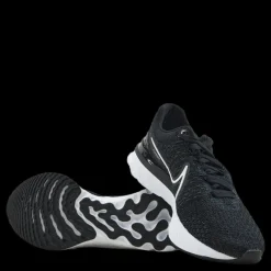 Nike React Infinity Run Flyknit 3 Men's Road Running Shoes BLACK/WHITE Svart Hot
