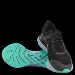 Nike React Infinity Run Flyknit 2 Black/Red Svart Hot