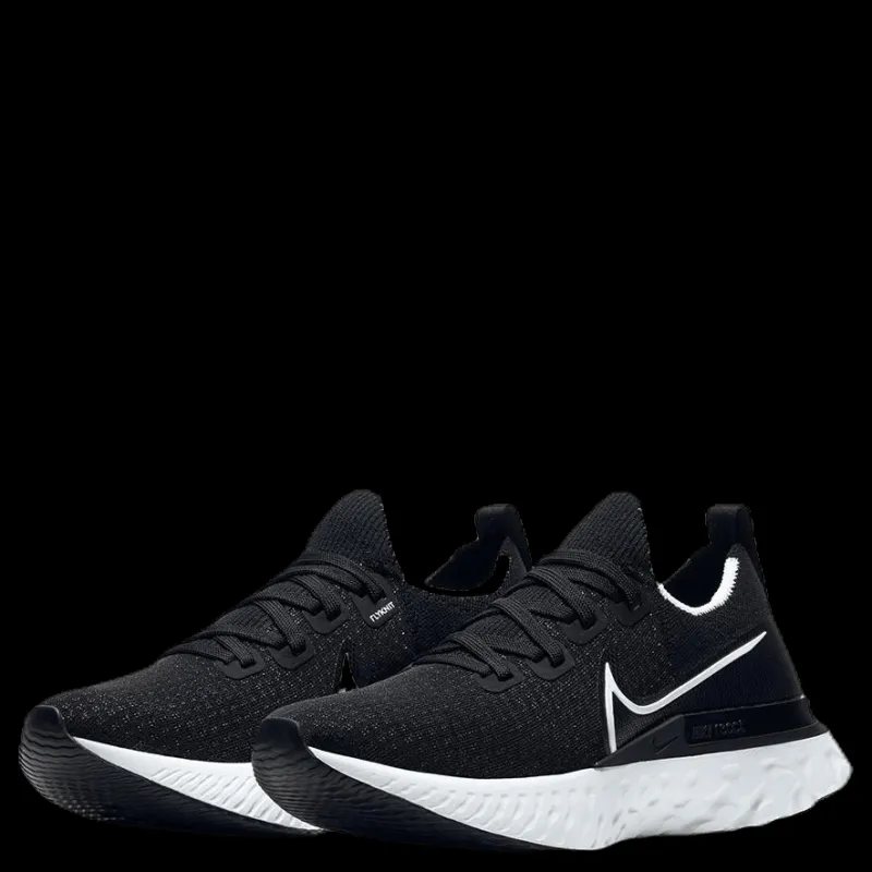 Hot Nike React Infinity Run Flyknit Black Svart
